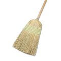 Totaltools Parlor Broom&#44; Yucca/Corn Fiber Bristles&#44; 42&apos;&apos; Wood Handle&#44; Natural TO8842